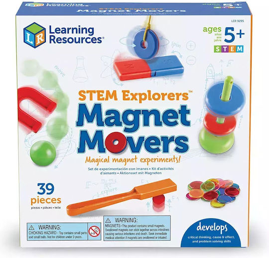 Learning Resources Magnet Movers STEM Εκπαιδευτικό Παιχνίδι Πειράματα για 5+ Ετών