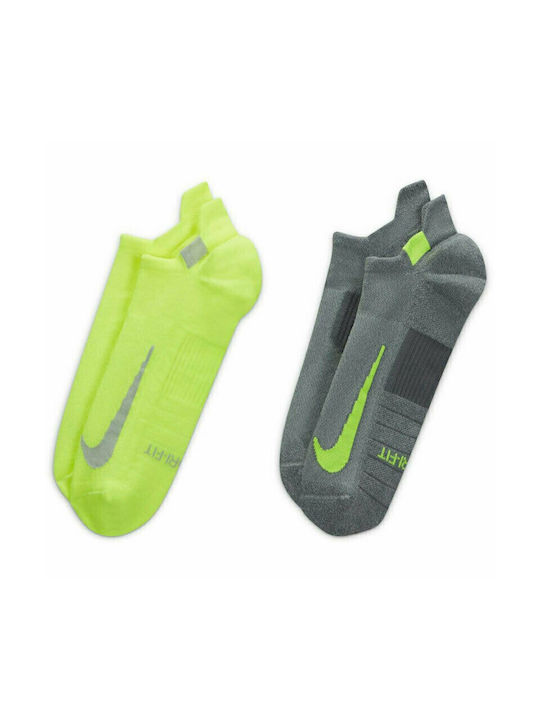 Nike Multiplier Running Socks Multicolour 2 Pairs