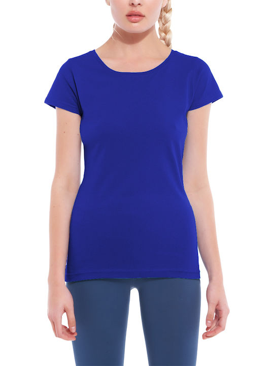 Damen T-Shirt Blau
