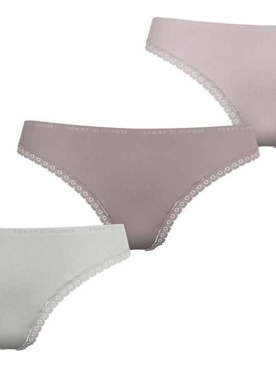 Γυναικεία String 3Pack Μπεζ