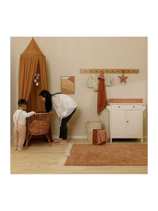 Little Dutch Mosquito Net Crib Pure Rust Cotton CA10100161 Orange 240cm Pink Blush