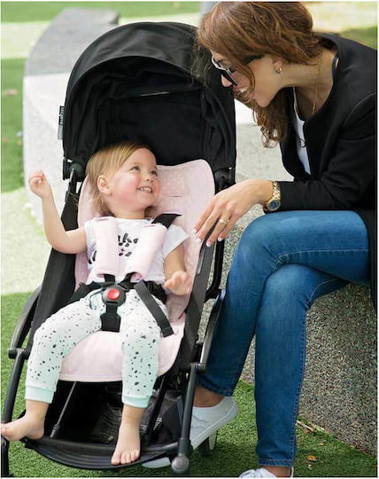 Minene Stroller Mattress Double Sided Dots 35x74cm Pink