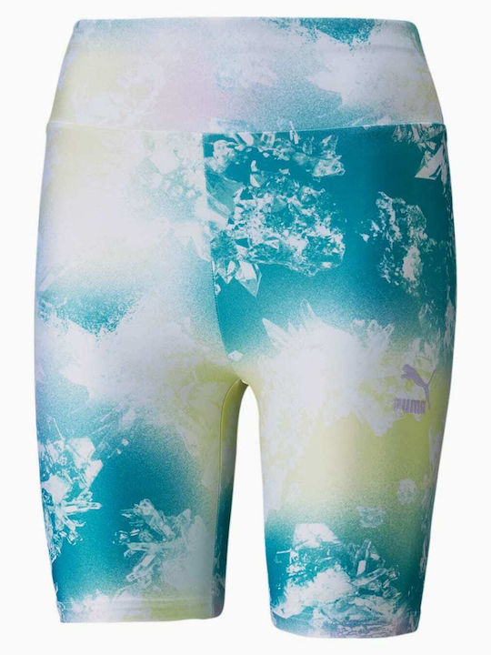 Crystal Galaxy Women's Bike Training Legging High Waisted