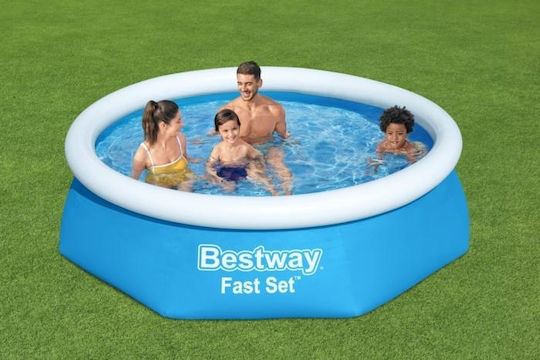 Bestway Piscină Rotundă 1880lt Gonflabilă 244x61cm Albastră