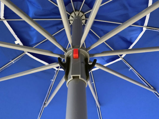 Solart Folding Beach Umbrella Diameter 2m with UV Protection and Blue Air Duct