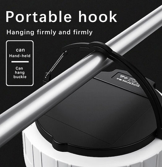 Superfire Laterne Wiederaufladbar für Camping mit Taschenlampe & Powerbank 400lm 7W