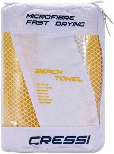 CressiSub Fast Drying Πετσέτα Microfiber Σώματος Αντιβακτηριδιακή Stripe Sunflower 180x90εκ.