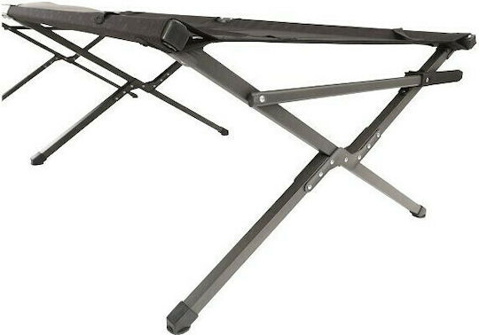 Laguna Hills L 2017 Folding Guest Bed Campaign Single Black 202x80x48cm