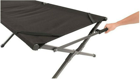 Laguna Hills L 2017 Folding Guest Bed Campaign Single Black 202x80x48cm