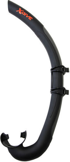 XDive Flow Gray Snorkel with Silicone Mouthpiece