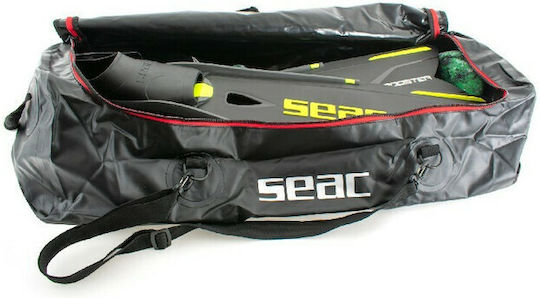 Seac U Boot Wasserdichte Tasche Umhängetasche mit einer Kapazität von 130 Litern Schwarz
