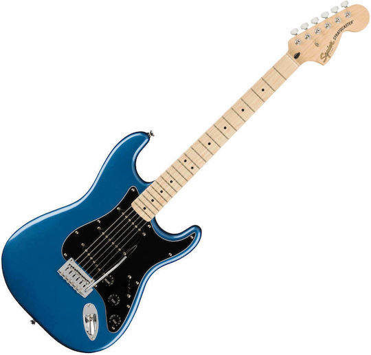 Squier Affinity Strat MN LPB Електрическа Китара Stratocaster с SSS Конфигурация на Пикапите Lake Placid Blue