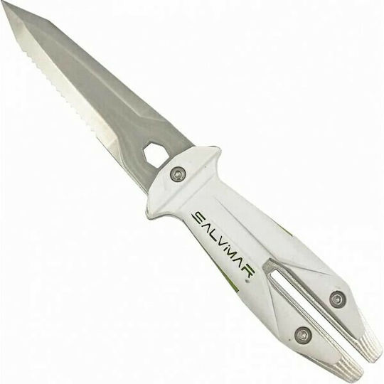 Salvimar Goemon Μαχαίρι Κατάδυσης Λευκό με Λεπίδα 7.5cm