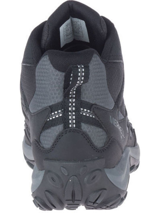 Merrell West Rim GTX Ανδρικά Ορειβατικά Μποτάκια Αδιάβροχα με Μεμβράνη Gore-Tex Μαύρα