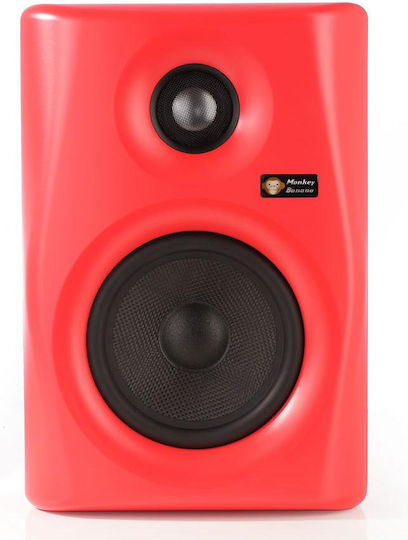 Monkey Banana Lemur 5 Ηχείo Studio Monitor 5.25" 110W (Τεμάχιο) Κόκκινο