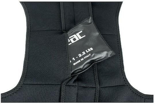 Seac Hunt 99-10N Weight Vest Γιλέκο Βαρών Πλάτης Μαύρο 1000gr
