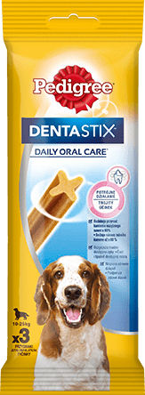 Pedigree Dentastix Chicken Dog Dental Stick for Medium Breeds 77gr 3pcs