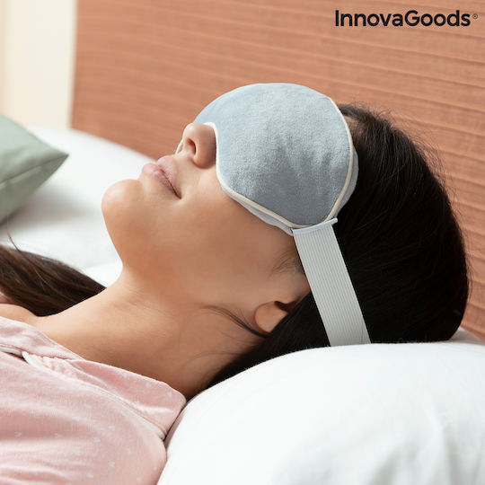 InnovaGoods Clamask Μάσκα Ύπνου Πολυεστερική Γκρι