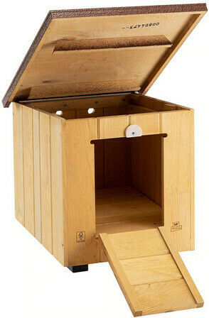 Ferplast Baita Dog House Wooden Outdoor Brown 71.5x57x52.5cm