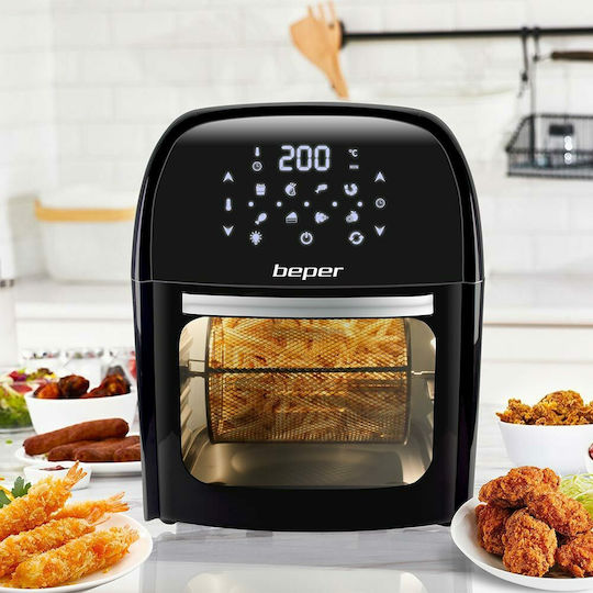 Beper Air Fryer 12lt Μαύρο P101FRI012