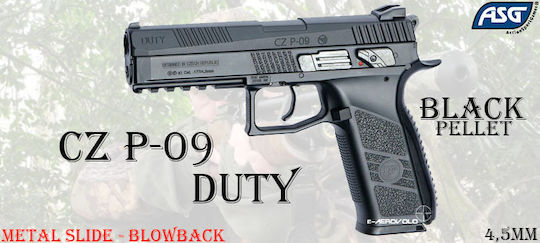 Asg Αερο Pistole CO2 CZ P-09 Blowback
