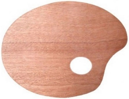 Meyco Holz Farbpalette Runde Holzpalette 20x30 cm 1Stück