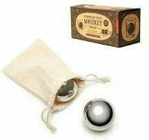 Kikkerland Whiskey Balls Διακοσμητικά Παγάκια Ανοξείδωτα με Θήκη Αποθήκευσης & Ποτήρια 2τμχ