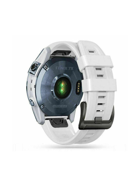 Tech-Protect Iconband Armband Silikon Weiß (Fenix 6X / 6X Pro / 7X)