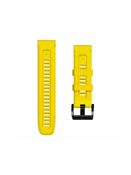 Tech-Protect Iconband Strap Silicone Yellow (Fenix 3 / 5X / 5X Plus / 6X / 6X Pro / 7X / 7X Pro / 8 (51mm))