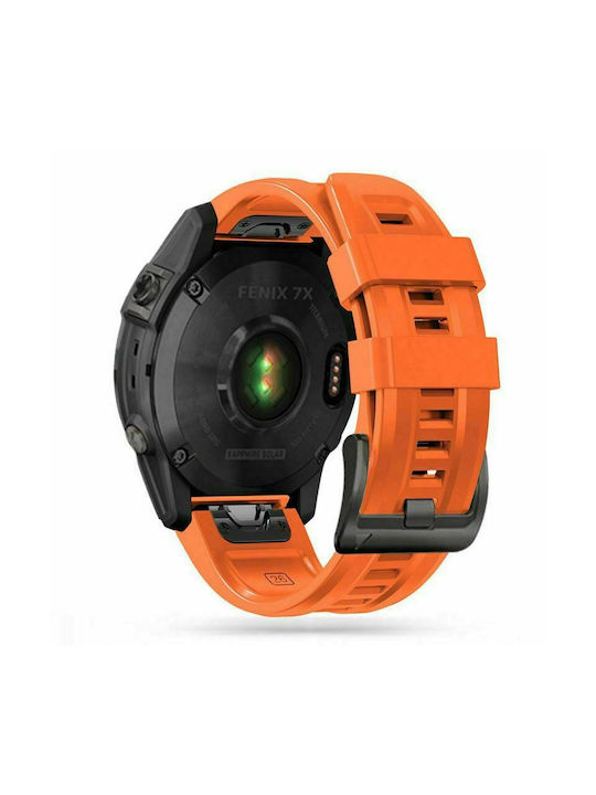 Tech-Protect Iconband Λουράκι Σιλικόνης Πορτοκαλί (Garmin Fenix 3/5X/3HR/5X Plus/6X/6X/7X Pro (26mm))