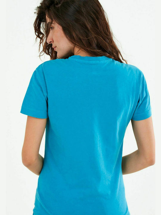 Replay Damen T-shirt Blau