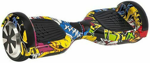 UrbanGlide Hoverboard 65 Lite & Kart Pilot με 15km/h Max Ταχύτητα και 20km Αυτονομία Πολύχρωμο