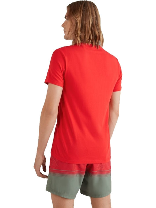 O'neill Explore Men's Short Sleeve T-shirt Red