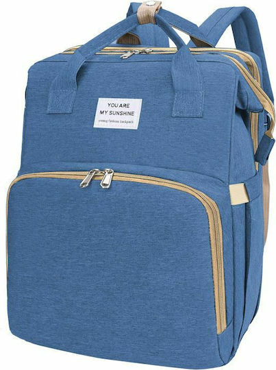 Τσάντα-Αλλαξιέρα Πλάτης Multifunctional Blue