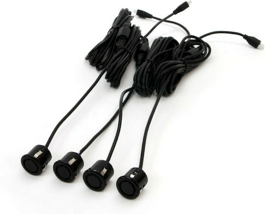 AMiO Car Parking System with Buzzer and 4 Sensors in Black Color