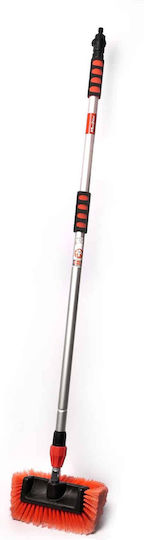 Maxshine Flow Thru Telescopic Car Wash Broom with Water Supply 120-240cm