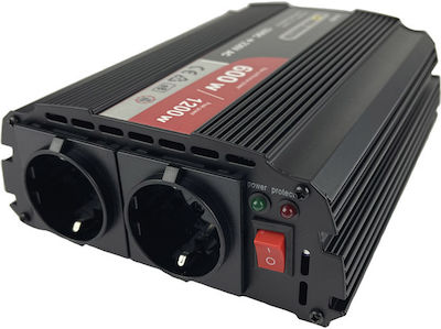 Auto Gs Invertor Auto 600W pentru Convertirea 12V DC în 230V AC