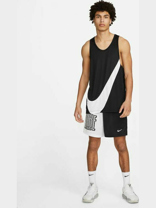 Men's Athletic Shorts Dri-Fit Black / White