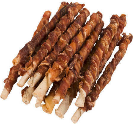 Kerbl Buffsticks Delicii în formă de baston pentru câini Rase medii cu Carne de vită și Buffalo 12buc 100gr 80701