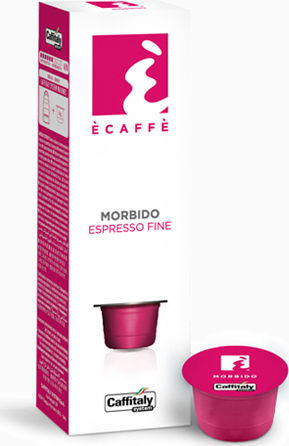 Caffitaly Kapseln Espresso Morbido Kompatibel mit Maschine Kafitaly 10Mützen