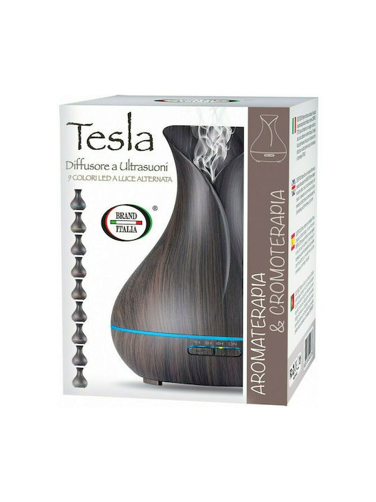 Brand Italia LED Устройство за ароматерапия с таймер Кафяв 550мл BR142-20 Brand Italia LED Устройство за ароматерапия с таймер Кафяв 550мл BR142-20