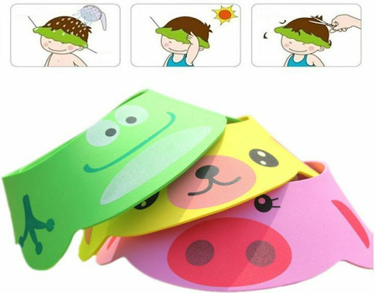 Protective Bath Hat Frog Green 1pcs