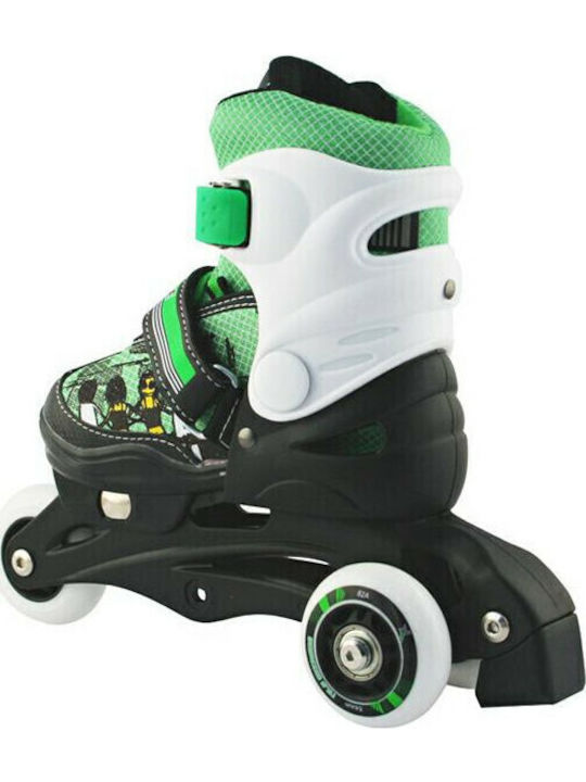 Nils NJ9128 Inline Αυξομειούμενα Rollers Πράσινα Παιδικά