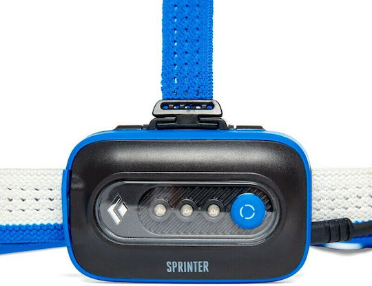 Black Diamond Rechargeable Headlamp LED IPX4 with Maximum Brightness 500lm Sprinter 500 Blue