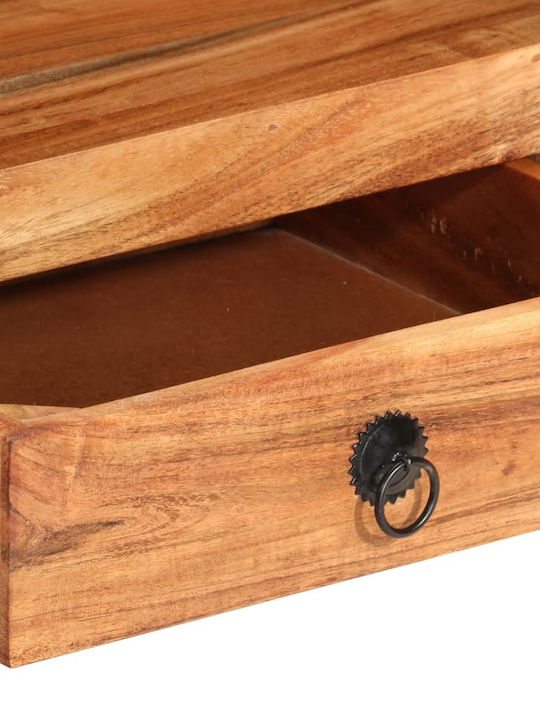 TV Stand Made of Solid Wood Natural M110xD30xH40cm