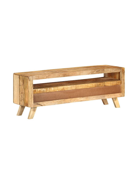 TV Stand from Solid Wood Mango L110xW30xH40cm