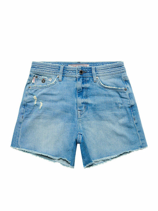 Ovin Vintage Women's Jean Shorts Blue