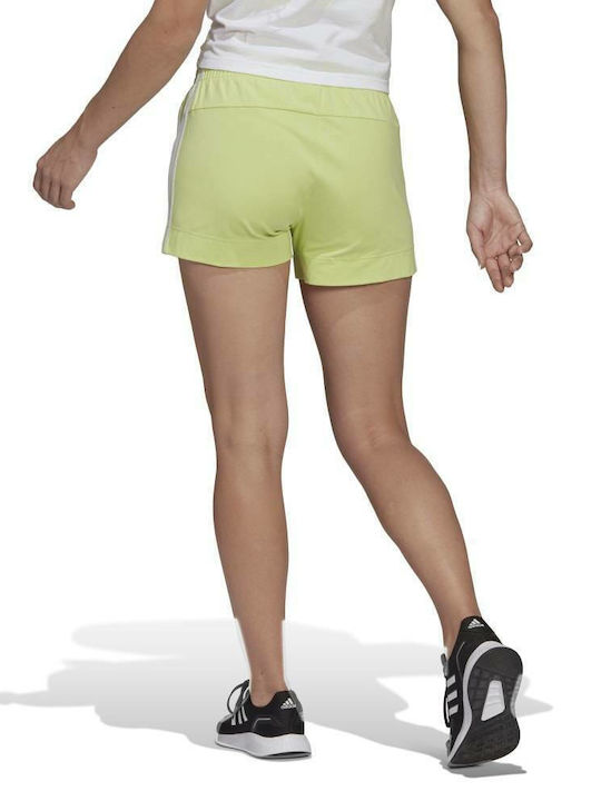 adidas Essentials Slim 3-Stripes Γυναικείο Αθλητικό Σορτς Πράσινο