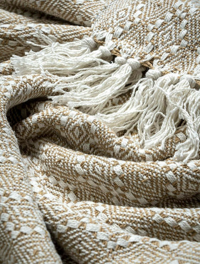 Madi Faith Ριχτάρι Διθέσιου Καναπέ 180x250εκ. Beige FAITH BEIGE-2TH
