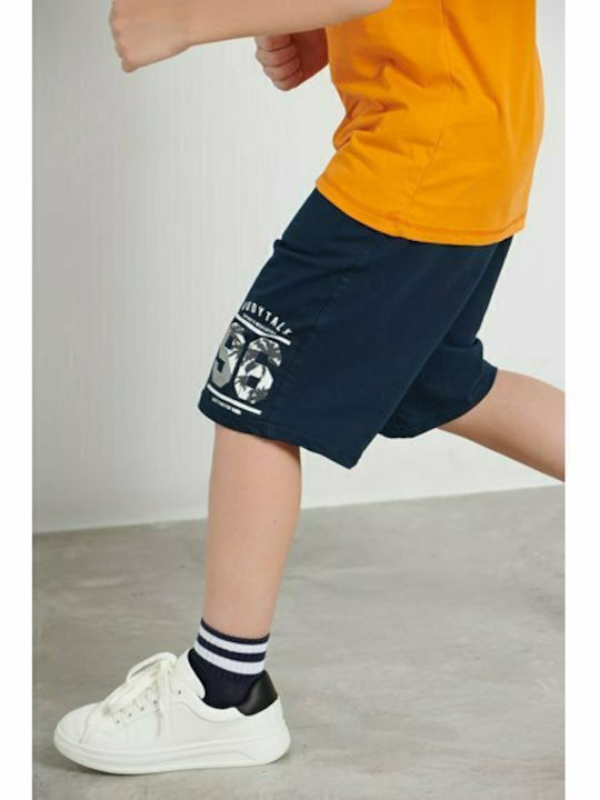 Kids' Set with Shorts Summer 2pcs Orange Pumpkin